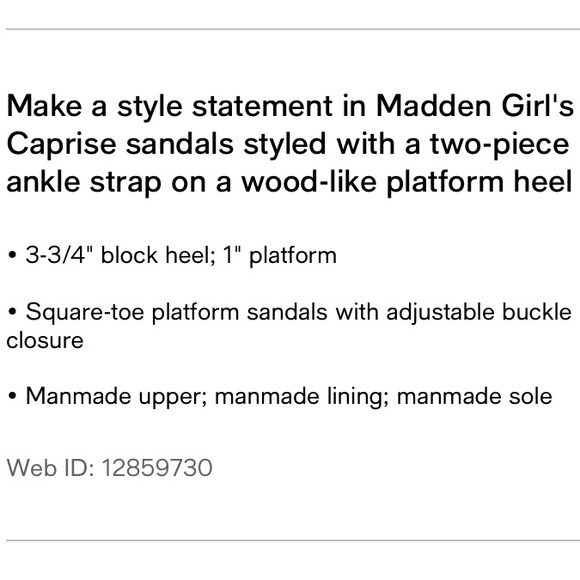 Madden Girl Caprise Wooden Platform Sandals - Picture 8 of 8